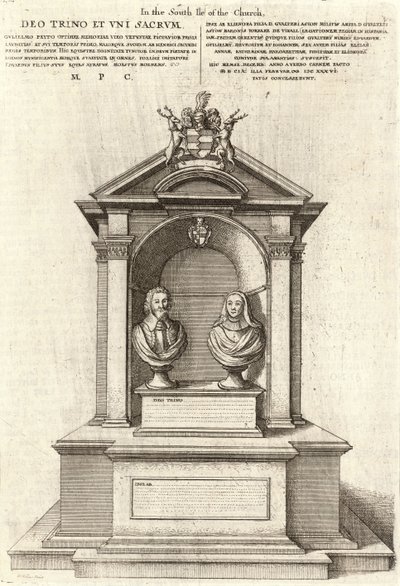 William Peto (Monument) by Wenceslaus Hollar